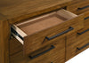 Adderley 8-drawer Bedroom Dresser Cabinet Warm Brown — product view 10