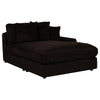 Blaine Upholstered Reversible Chaise Sectional Sofa Chocolate — product view 10