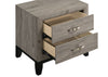 Valen 2-drawer Nightstand Bedside Table Light Taupe — product view 10