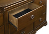 Garland 9-drawer Bedroom Dresser with Mirror Brown Cherry — product view 10