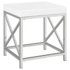 Eliza Vanity Set with Lighting & Stool White and Chrome — product view 10