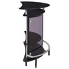 Amarillo Freestanding Glass Top Home Bar Wine Cabinet Black — product view 10