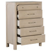 Solano 5-drawer Bedroom Chest of Drawers Weathered Mango — product view 10