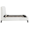 Mosby Upholstered Queen Wingback Bed Snow — product view 10