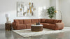 Elysia Fabric Upholstered Modular LAF Chair Coral — product view 10