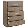 Kenora 5-drawer Bedroom Chest Barley Brown — product view 10
