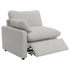 Collins 5-piece Modular Power Reclining Sectional Grey — product view 10