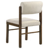 Strouse 5-piece Dining Set Cream and Walnut — product view 10
