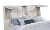Dreux Upholstered Queen Panel Platform Bed Cream — product view 11