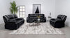 Camila Upholstered Motion Reclining Sofa Black — product view 11
