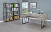 Analiese 63-inch 4-drawer Writing Desk Grey Driftwood — product view 11