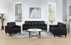 Ruth Upholstered Track Arm Accent Chair Black — product view 11