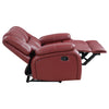 Camila 3-piece Upholstered Reclining Sofa Set Red — product view 11