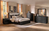 Leandro 55-inch Queen Wingback Bed Burnished Black — product view 11
