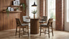 Hamlyn 43-inch Round Wood Counter Height Dining Table Walnut — product view 11