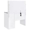 Flora 2-drawer Vanity Set with LED Mirror White High Gloss — product view 11