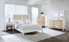Bexhill 56-inch Upholstered Queen Panel Bed White — product view 11