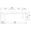 Solano 90-inch Extension Dining Table Weathered Mango — product view 11