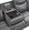 Conrad 2-piece Upholstered Padded Arm Motion Sofa Set Grey — product view 11