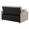 Portland Boucle Upholstered Sleeper Sofa Bed Latte — product view 11