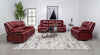 Camila Upholstered Motion Reclining Loveseat Red — product view 11