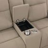 Brentwood Upholstered Motion Reclining Loveseat Taupe — product view 11