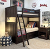Jordan Bunk Bed — Twin/Twin / Weathered Espresso / No Stairs