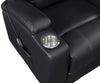 Armstrong Upholstered Power Lift Massage Recliner Espresso — product view 11
