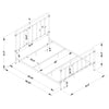 Livingston Metal Queen Open Frame Bed Dark Bronze — product view 11