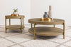 Arini Round End Side Table With Storage Shelf Sand Wash — product view 11