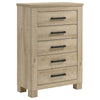 Oakglen 5-piece Queen Bedroom Set Weathered Oak — product view 11