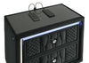 Lorient 2-drawer LED Nightstand with USB Black — product view 11