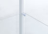 Delphinium 4-Shelf Clear Glass Curio Display Cabinet White — product view 11