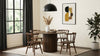 Hamlyn 47-inch Round Wood Dining Room Table Walnut — product view 12
