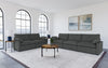 Collins Modular Power Loveseat Dark Grey — product view 12