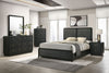 Cavelle 51-inch Upholstered Queen Panel Bed Black — product view 12