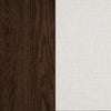 Baney Fabric Upholstered Dining Side Chair Cream and Dark Oak — product view 12