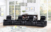 Cyrus Upholstered Track Arm Recliner Black — product view 12