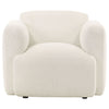 Dorset 3-piece Upholstered Round Track Arm Sofa Set White — product view 12