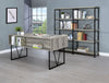 Analiese 63-inch 4-drawer Writing Desk Grey Driftwood — product view 12