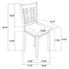 Lavon 5-piece Oval Extension Leaf Dining Set Espresso — product view 12