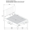 Wheatland 4-drawer Upholstered Eastern King Storage Bed Brown — product view 12