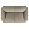 Dorset 2-piece Upholstered Round Track Arm Sofa Set Brown — product view 12
