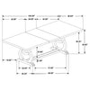 Brockway 104-inch Extension Leaf Dining Table Barley Brown — product view 12