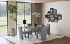 Sterling 72-inch Rectangular Dining Table Grey Faux Marble — product view 12