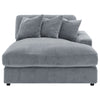 Blaine Upholstered Reversible Chaise Sectional Sofa Fog — product view 12