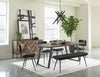 Misty Leather Upholstered Dining Chair Espresso (Set of 2) — product view 12