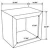 Benton 3-piece Solid Mango Coffee and End Table Set Natural — product view 12