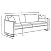 Corliss 3-piece Velvet Upholstered Sofa Set Camel — product view 13