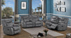 Conrad Upholstered Padded Arm Motion Sofa Grey — product view 13